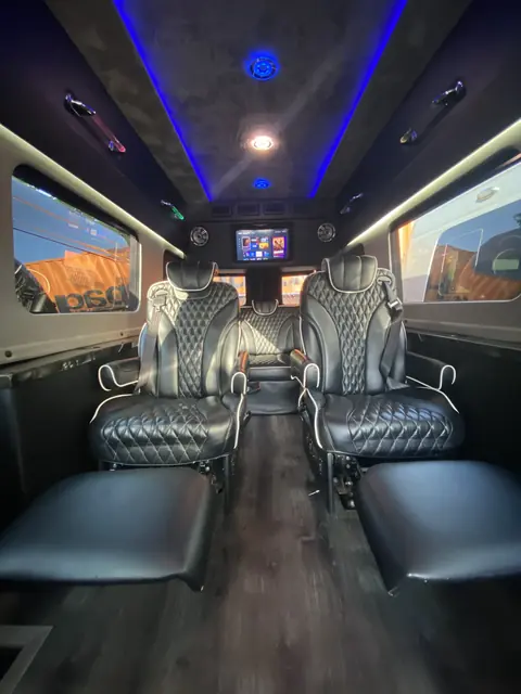Jet Sprinter captain chairs and table, photo 2 of 75, Sprinter Service NYC