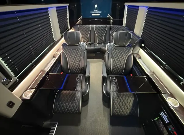Jet Sprinter captain chairs and table, photo 12 of 75, Sprinter Service NYC