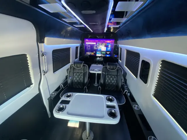 Jet Sprinter captain chairs and table, photo 18 of 75, Sprinter Service NYC