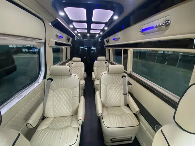 Jet Sprinter captain chairs and table, photo 21 of 75, Sprinter Service NYC