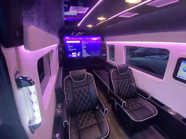 Jet Sprinter captain chairs and table, photo 31 of 75, Sprinter Service NYC