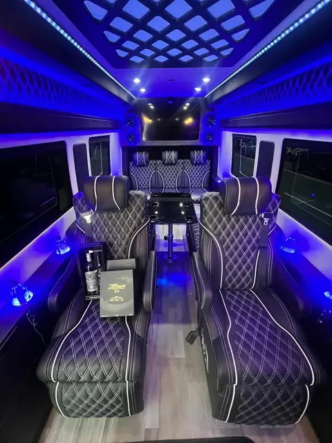 Jet Sprinter captain chairs and table, photo 40 of 75, Sprinter Service NYC
