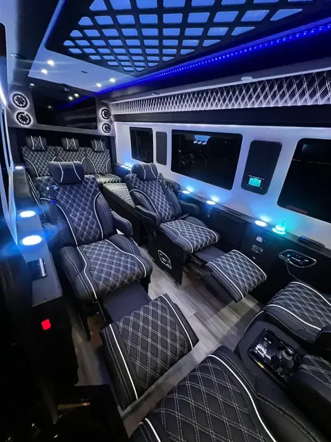 Jet Sprinter captain chairs and table, photo 55 of 75, Sprinter Service NYC