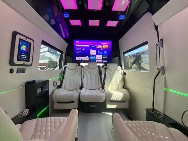 Jet Sprinter captain chairs and table, photo 60 of 75, Sprinter Service NYC