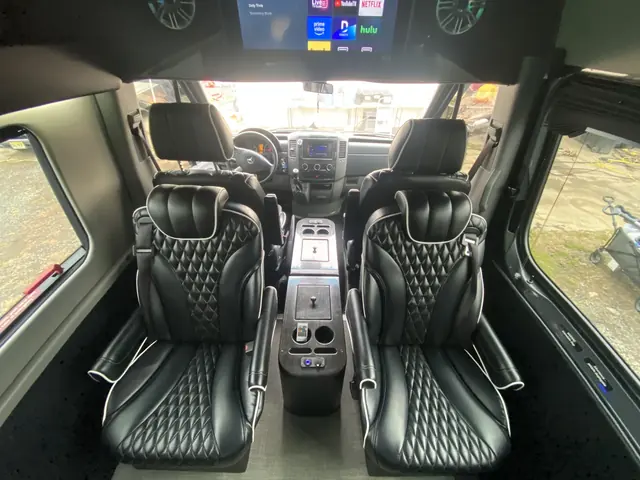Jet Sprinter captain chairs and table, photo 61 of 75, Sprinter Service NYC