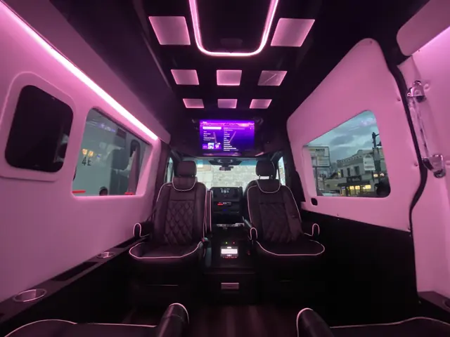 Jet Sprinter captain chairs and table, photo 63 of 75, Sprinter Service NYC