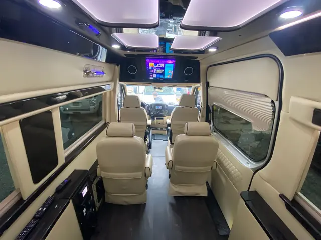 Jet Sprinter captain chairs and table, photo 70 of 75, Sprinter Service NYC