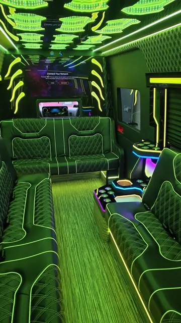 Limo Sprinter lounge seating, photo 5 of 15, Sprinter Service NYC