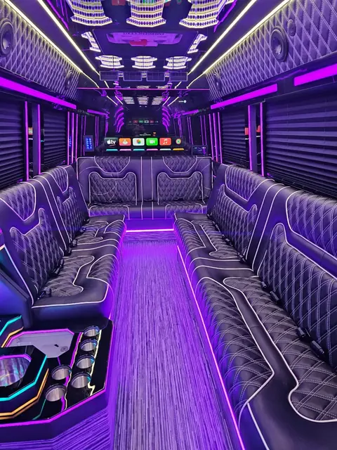 Limo Sprinter lounge seating, photo 9 of 15, Sprinter Service NYC