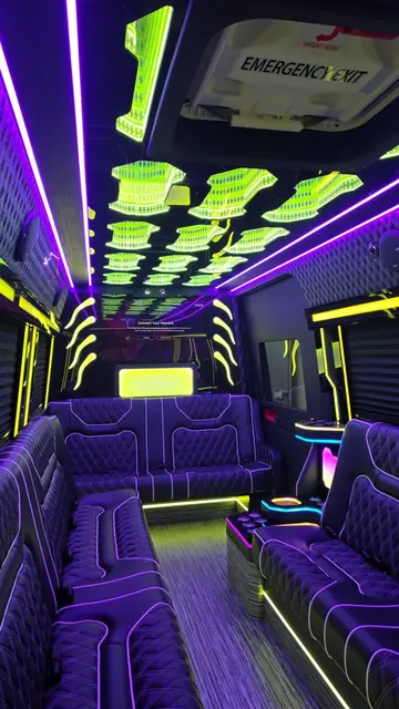 Limo Sprinter lounge seating, photo 13 of 15, Sprinter Service NYC