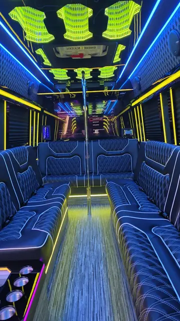 Limo Sprinter lounge seating, photo 14 of 15, Sprinter Service NYC