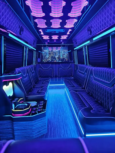 Limo Sprinter lounge seating, photo 15 of 15, Sprinter Service NYC