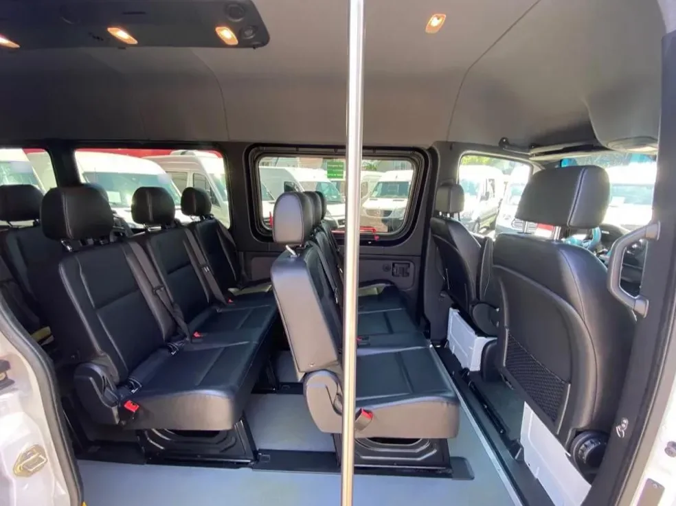 Wheelchair-accessible Sprinter interior
